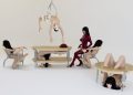 Bianca Censori Restrained Women's Bodies in Furniture