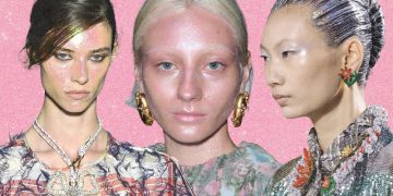 Glitter-Soaked Beauty Looks Ruled the FW26 Runway