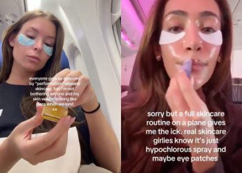 Why Is Everyone Doing Their Skincare Routine on the Plane?